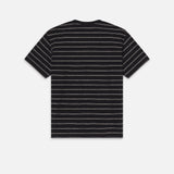 FRAME - Striped Tee -- Black/Natural