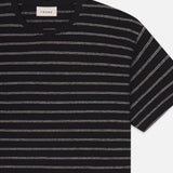 FRAME - Striped Tee -- Black/Natural