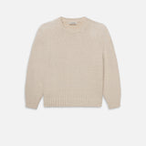 FRAME - Chunky Textured Sweater -- Cream