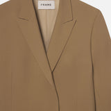 FRAME - Double Breasted Blazer -- Dark Tan