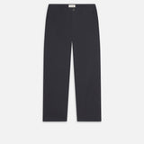 FRAME - Cotton Relaxed Trousers -- Dark Navy