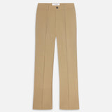 FRAME - Wide Leg Trousers -- Dark Tan