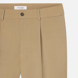 FRAME - Wide Leg Trousers -- Dark Tan