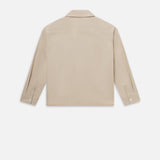 FRAME - Double Pocket Over Shirt -- Light Beige