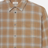 FRAME - Plaid Shirt -- Beige Plaid