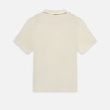 FRAME - Open Weave Short Sleeve Shirt -- Cream