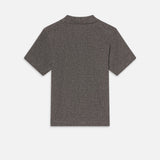 FRAME - Textured Short Sleeve Shirt -- Black Multi