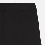 FRAME - Wool Relaxed Shorts -- Black