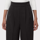 Herve Leger - HIGH WAIST PLEATED TAPERED PANTS