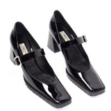 Elleme - Mary Jane Block Heel Patent Black