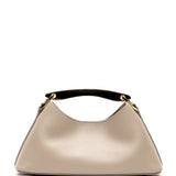 Elleme - Mini Boomerang Pebbled Leather Taupe - Gold