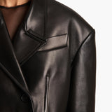 Khaite - Nando Jacket in Black Leather