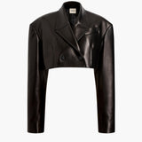 Khaite - Nando Jacket in Black Leather