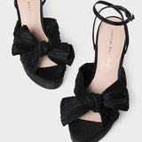 Roeffler Randall - Natalia Black Platform Bow Heel