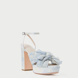 Roeffler Randall - Natalia Blue Floral Bow Heel