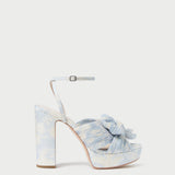 Roeffler Randall - Natalia Blue Floral Bow Heel