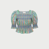 Loeffler Randall - Nicola Smocked Blouse