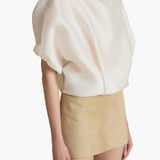 Khaite - Niles Top in Chalk