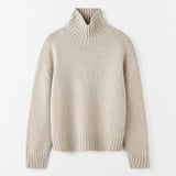 almadalabel - Nola Turtleneck Sweater, taupe