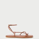 Loeffler Randall - Noor Timber Leather Flat Sandal