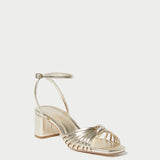 Roeffler Randall - Olivia Champagne Knot Mid-Heel Sandal