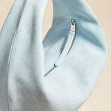 The Olivia Hobo in Baby Blue Suede