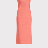 Herve Leger - HALTER X BACK MIDI DRESS