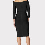 Herve Leger - CRISS CROSS PENCIL DRESS