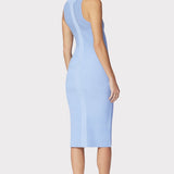 Herve Leger - OTTOMAN SHADOW STRIPE MIDI DRESS