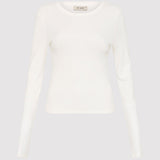 St. Agni - Organic Cotton Long Sleeve Top - White