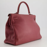 Hermès Kelly Bag 35cm in Bois De Rose Togo Leather With Palladium Hardware