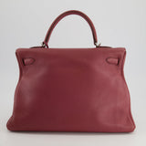 Hermès Kelly Bag 35cm in Bois De Rose Togo Leather With Palladium Hardware