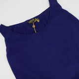 Loro Piana Silk Electric Blue Tank Top Size IT 44 (UK 12) RRP