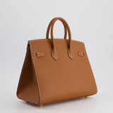 *HOLY GRAIL* Hermès Birkin Sellier 25cm in Gold Epsom Leather with Gold Hardware