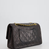 Chanel Vintage Espresso Classic Medium Double Flap in Lambskin with 24K Gold Hardware