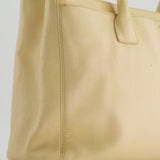 Chanel Vintage Beige Executive Tote Bag in Leather with 24K Gold Hardware