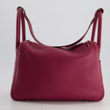 Hermès Lindy Bag 30cm in Rouge Galance in Togo Leather with Palladium Hardware