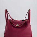 Hermès Lindy Bag 30cm in Rouge Galance in Togo Leather with Palladium Hardware