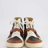 Hermès Menswear Black, Brown and White High Top Trainers Size EU 42 RRP £760