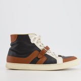 Hermès Menswear Black, Brown and White High Top Trainers Size EU 42 RRP £760