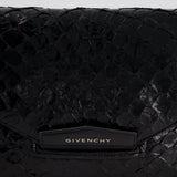 Givenchy Black Pirarucu Antigona Envelope Clutch Bag