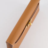 Hermès Kelly Elan Bag in Gold Madame Leather with Gold Hardware