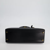 Hermès Vintage Kelly 32cm Sellier in Black Box Calf Leather with Gold Hardware