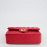 Chanel Pink Small Classic Double Flap Bag in Caviar Leather with Gold Hardware RRP £8,530