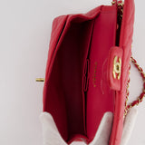 Chanel Pink Small Classic Double Flap Bag in Caviar Leather with Gold Hardware RRP £8,530