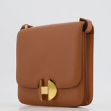 Hermès 2002 20cm Shoulder Bag in Gold Evercolor Leather with Gold Hardware