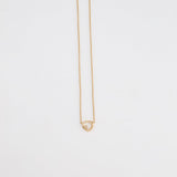 Hermès Diamond Vertige Coeur Necklace in 18k Yellow Gold