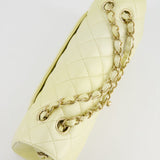 Chanel Lemon Sobert Shimmer Medium Classic Double Flap Bag in Iridescent Calfskin Gold Hardware  RRP £8,530