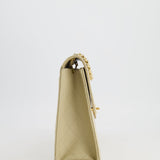 Chanel Vintage Beige Large Single Flap Bag in Caviar Leather with 24k Gold Hardware