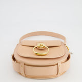 Chloé Small Beige Leather Tess Shoulder Bag with Gold Hardware RRP £1,790